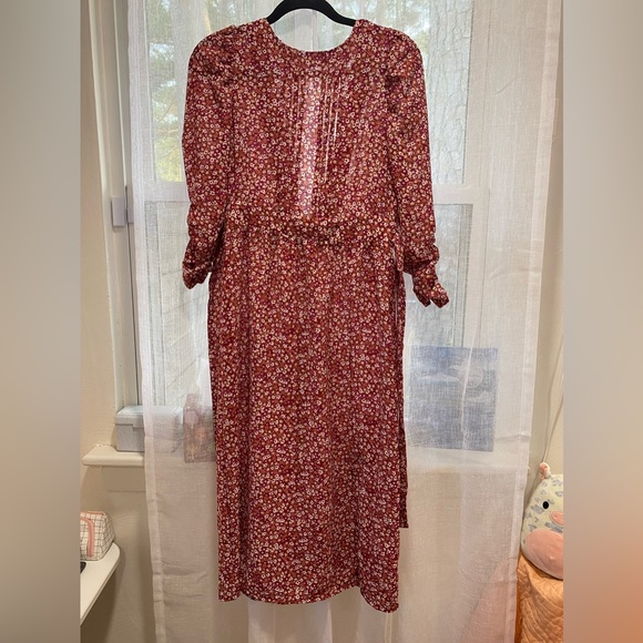 Floral Midi Length Dress - Picture 7 of 9